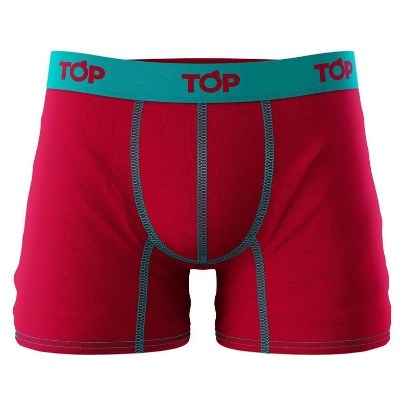 Boxer Medio Algodón Color Pack 4 PKC7-2