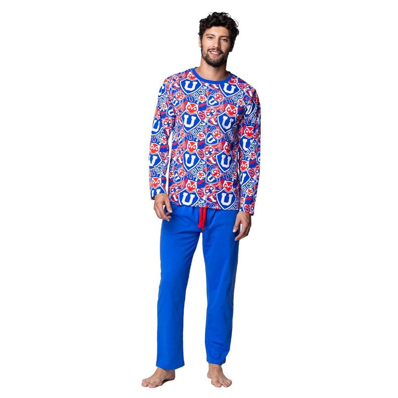 Pijama Hombre Invierno Algodón Universidad de Chile TOP-2