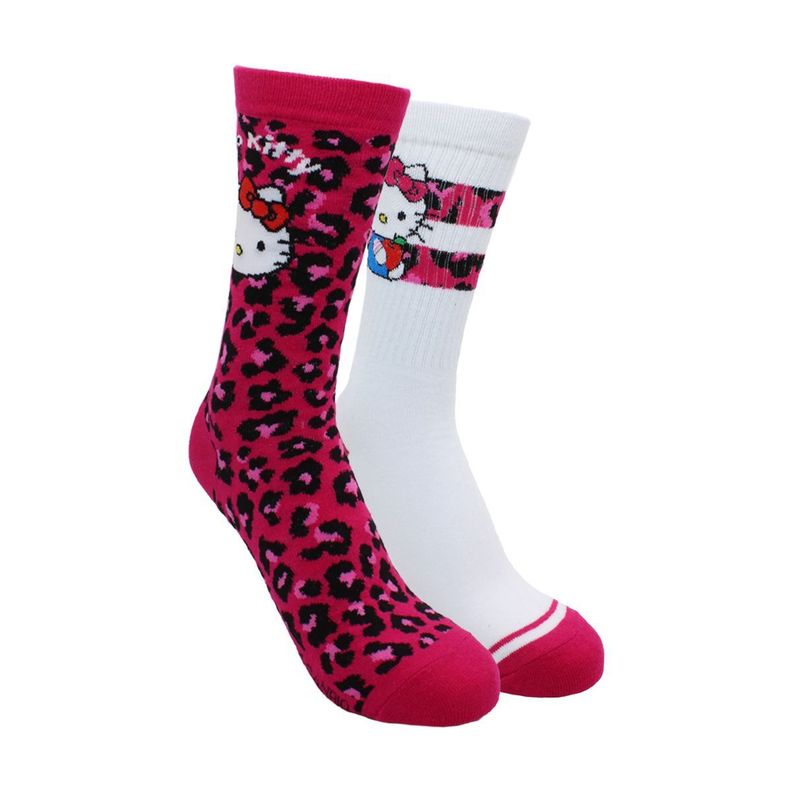 Calcetines Largos Mujer Algodón Pack 2 Hello Kitty C3 TOP-0