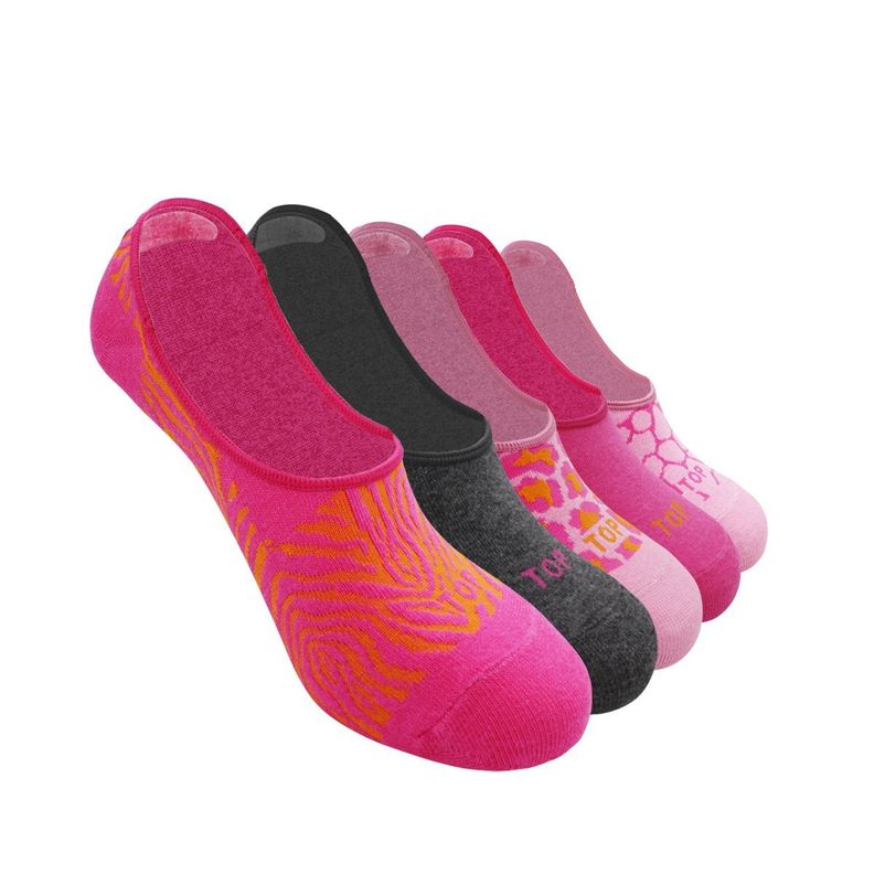 Calcetines Deportivos Invisibles Mujer Pack 5 C10 TOP-0