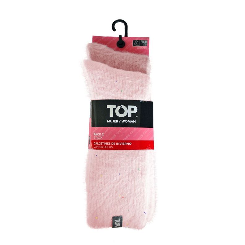 Calcetines Mujer Largos Invierno  FURRY  Pack 2 C3 TOP-3