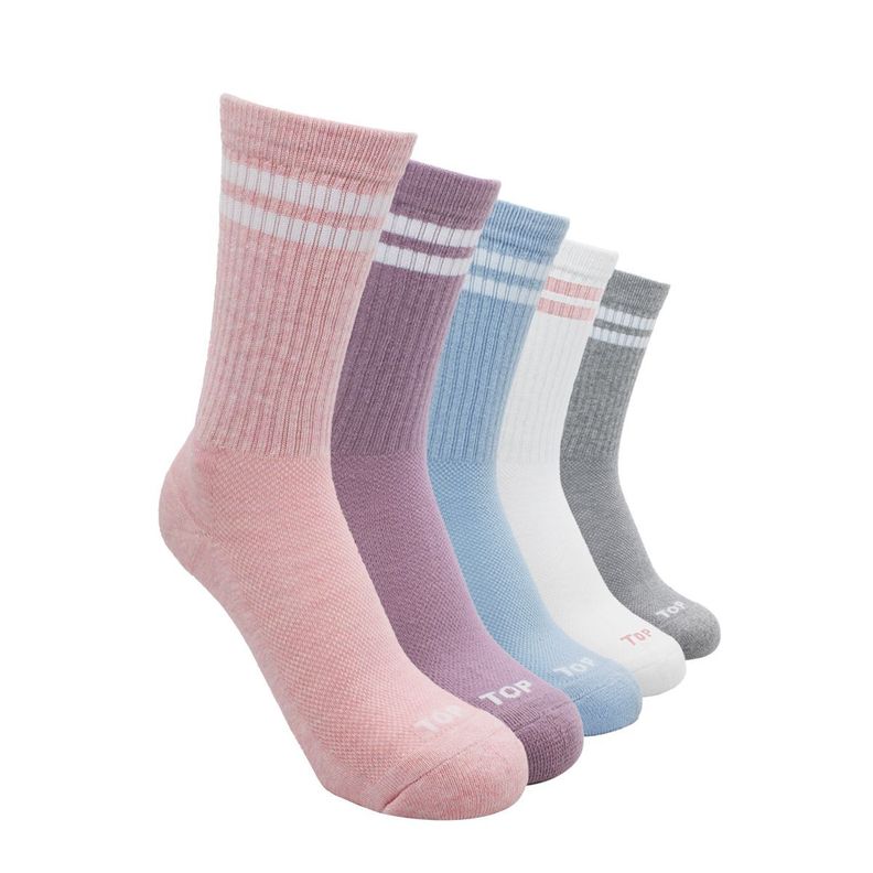 Calcetines MUJER Deportivos Largos C4 Pack 5 TOP-0