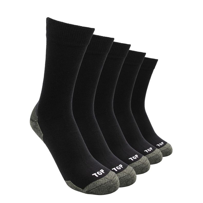Calcetin Largo Cobre Pack 5 C1 TOP Negro