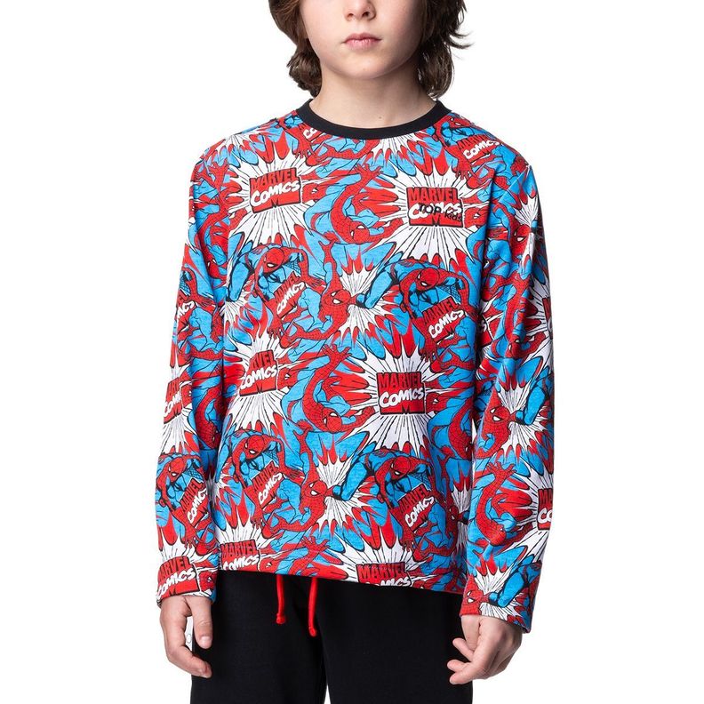 Pijama Largo Niño Invierno Algodón Marvel C1 TOP-2
