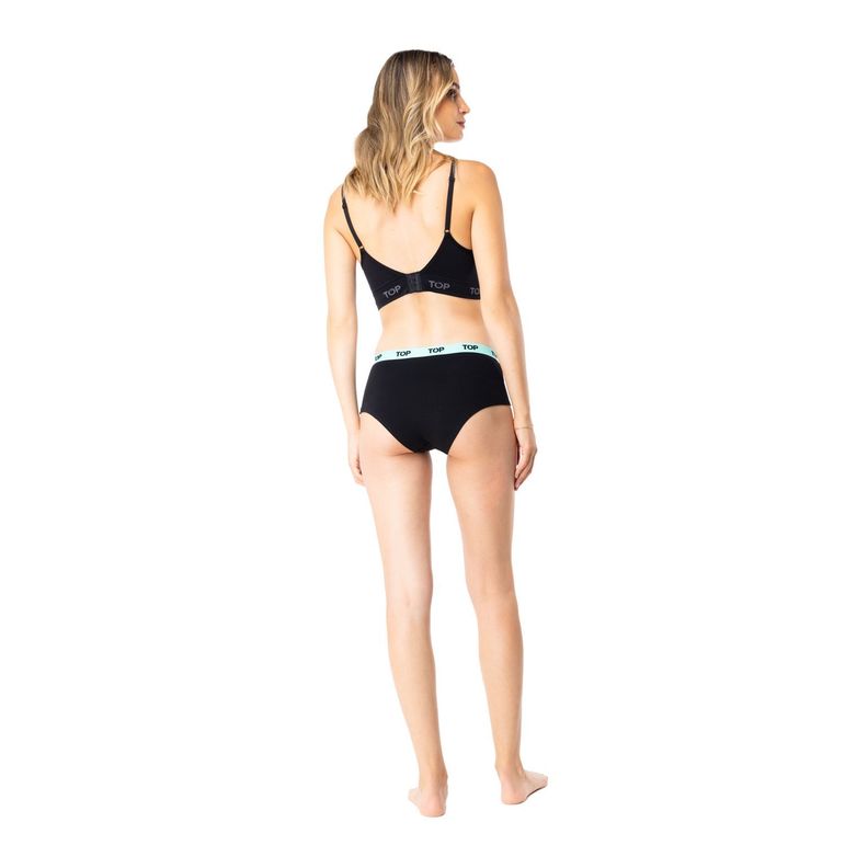 Calzón Pantaletas Algodón Con Elástico Pack 3 C5 Top-4