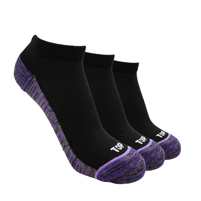 Calcetín Mujer Deportivo Tobillero Fibra de Cobre Pack 3 C2 TOP-0