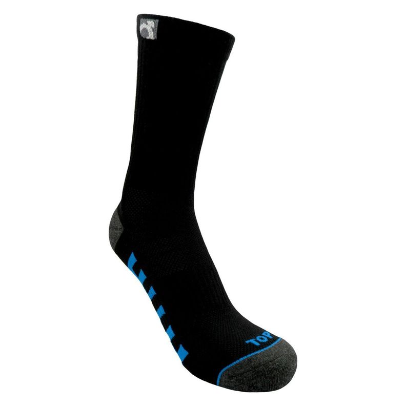 Calcetines Niño Deportivos Largos Negros Pack 5 C2 TOP-1