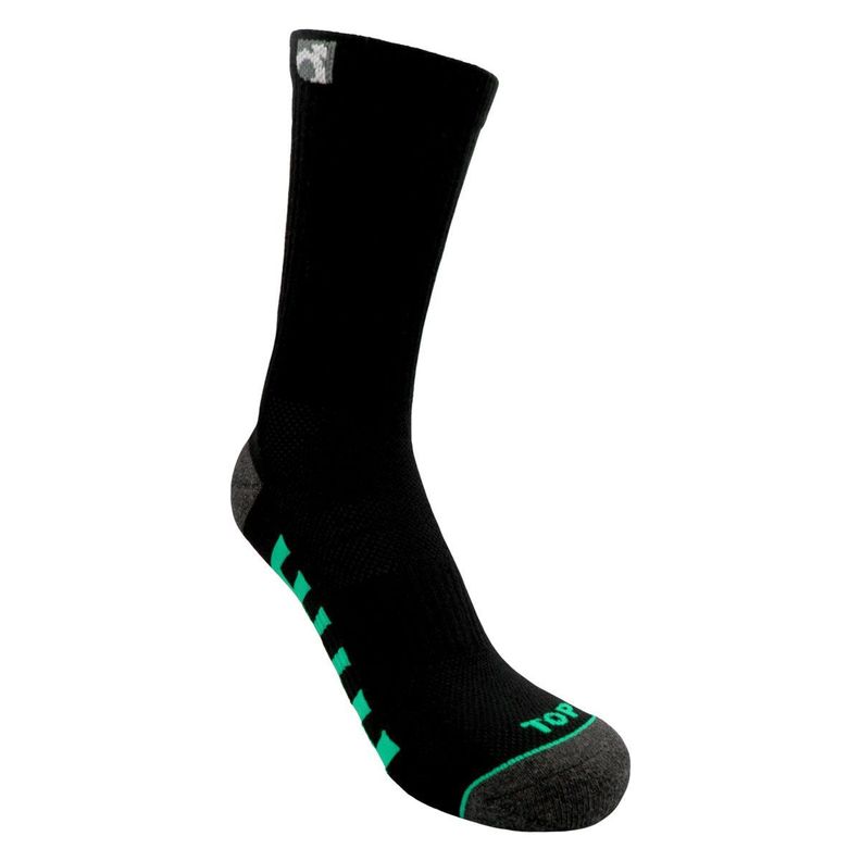 Calcetines Niño Deportivos Largos Negros Pack 5 C2 TOP-2