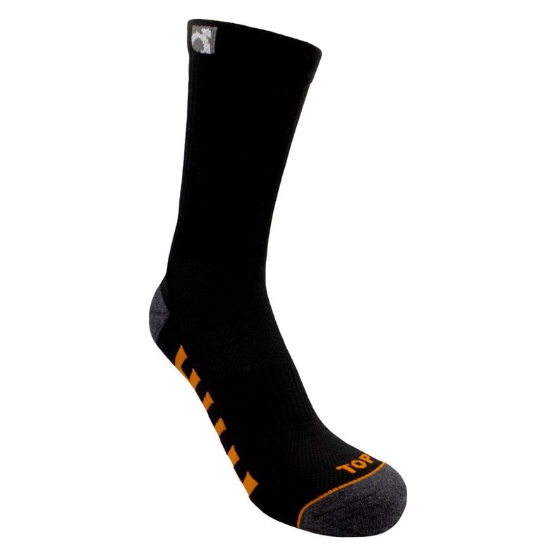 Calcetines Niño Deportivos Largos Negros Pack 5 C2 TOP-4