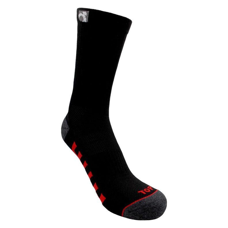 Calcetines Niño Deportivos Largos Negros Pack 5 C2 TOP-5