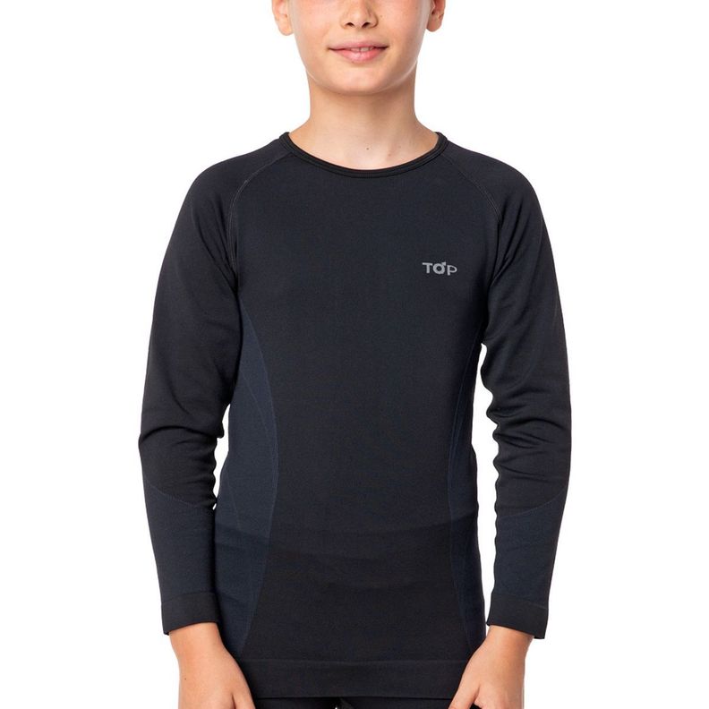 Camiseta Deportiva Primera Capa Microfibra Niño Top-0