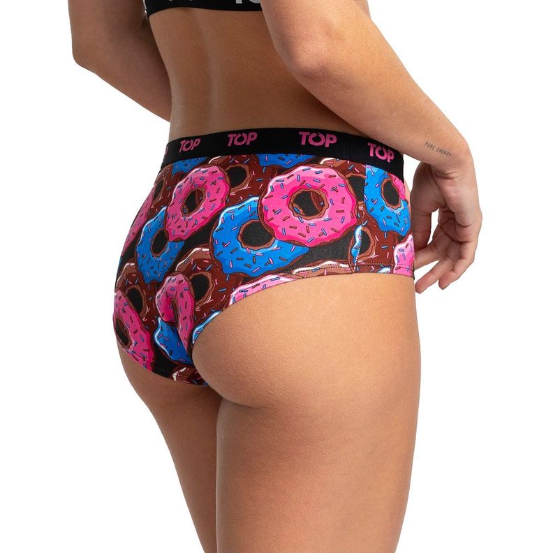 Calzón Pantaletas Algodón Con Elástico Pack 3 Icónicos - Fast Food C2 Top-1