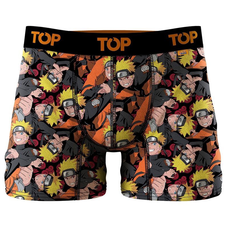 Bóxer Medio Algodón Naruto Shippuden Pack 3 C1 Top-1