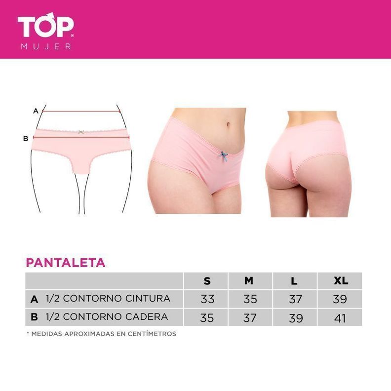 Pack 3 Calzones Pantaletas Top Astrología C4 Top-2
