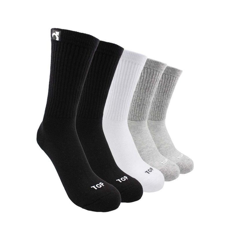 Calcetines MUJER Deportivos Largos C1 Pack 5-0