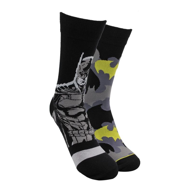 Calcetines Largos Algodón Pack 2 DC Batman C1 TOP-0