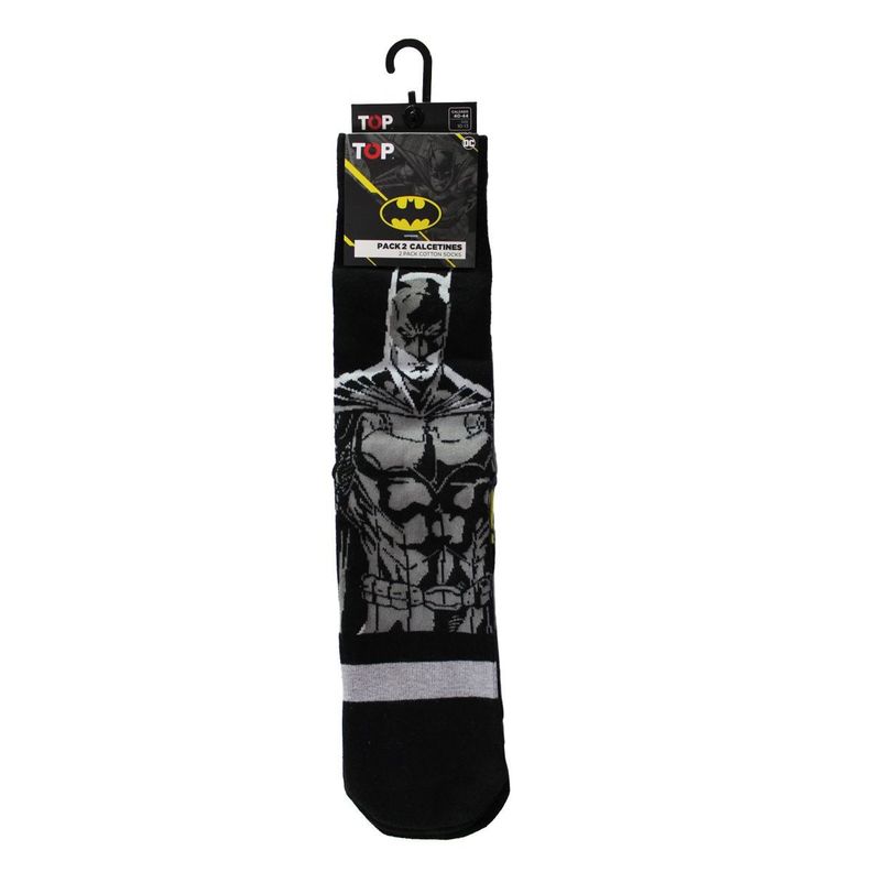 Calcetines Largos Algodón Pack 2 DC Batman C1 TOP-5