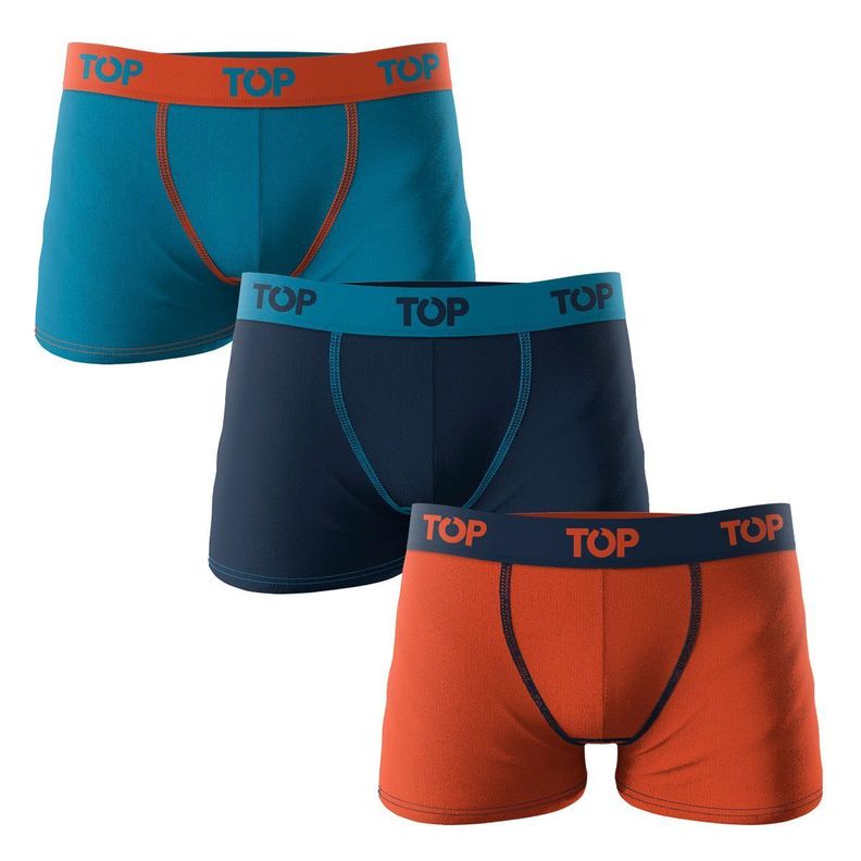 Boxer Medio Nino Algodon Pack 3 C6 TOP