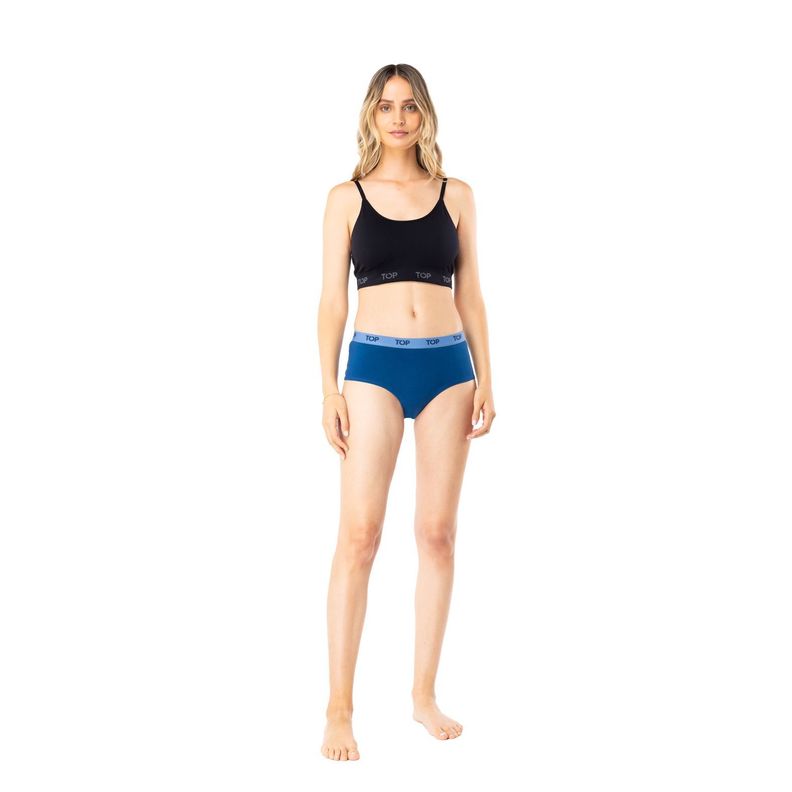 Calzón Pantaletas Algodón Con Elástico Pack 3 C3 Top-1