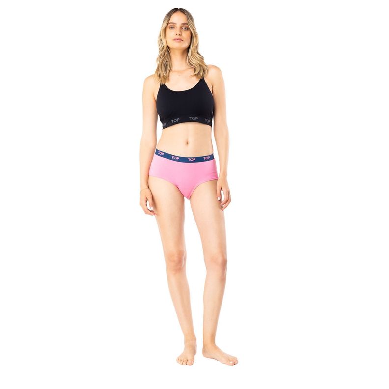 Calzón Pantaletas Algodón Con Elástico Pack 3 C3 Top-2