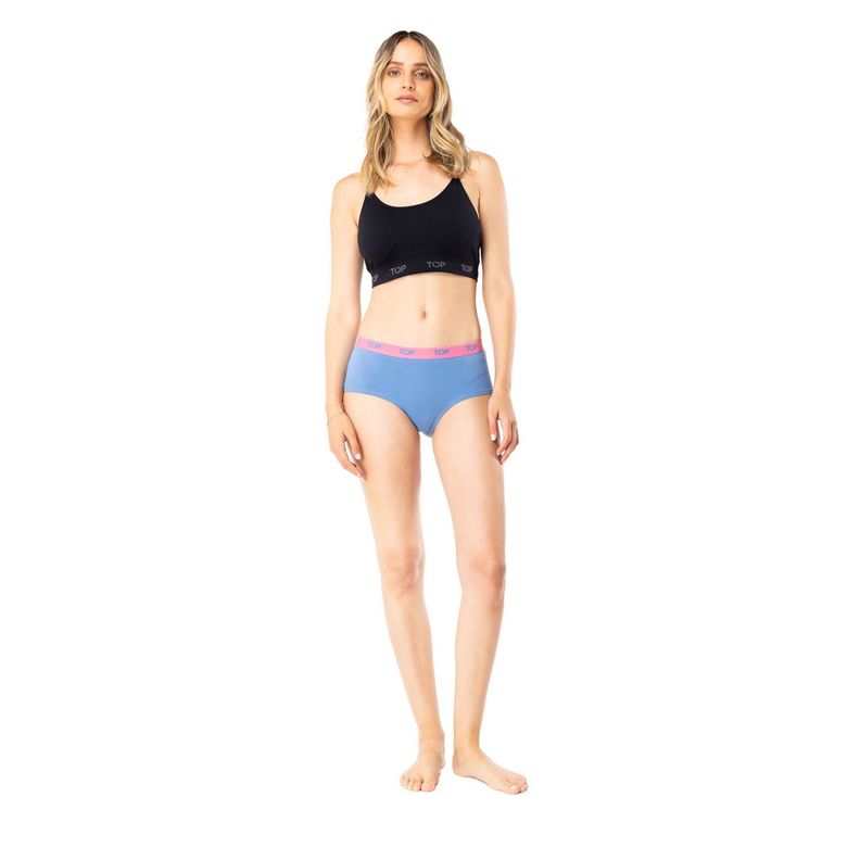 Calzón Pantaletas Algodón Con Elástico Pack 3 C3 Top-3
