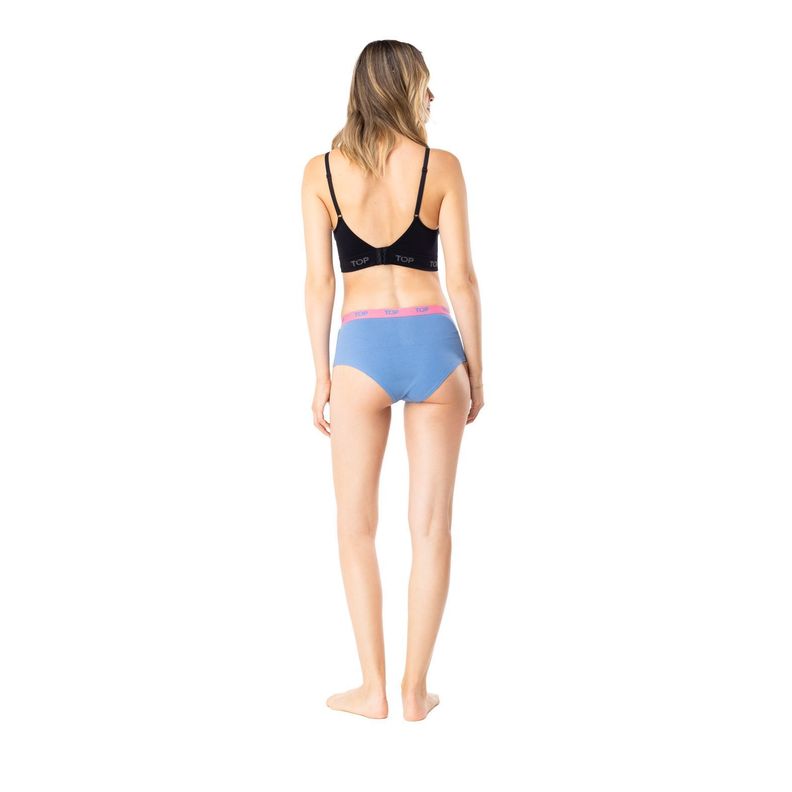 Calzón Pantaletas Algodón Con Elástico Pack 3 C3 Top-4