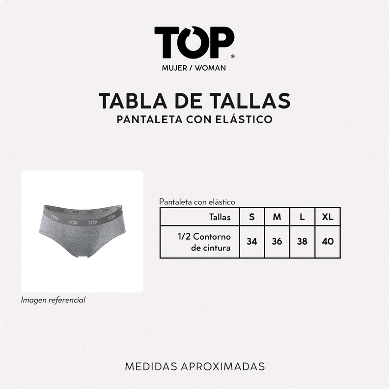 Calzón Pantaletas Algodón Con Elástico Pack 3 Icónicos - Juicy Fruits C3 Top-6
