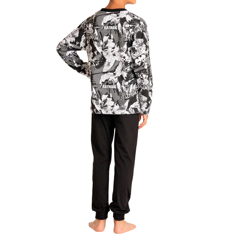 Pijama De Algodón Niño Invierno BATMAN Top-1