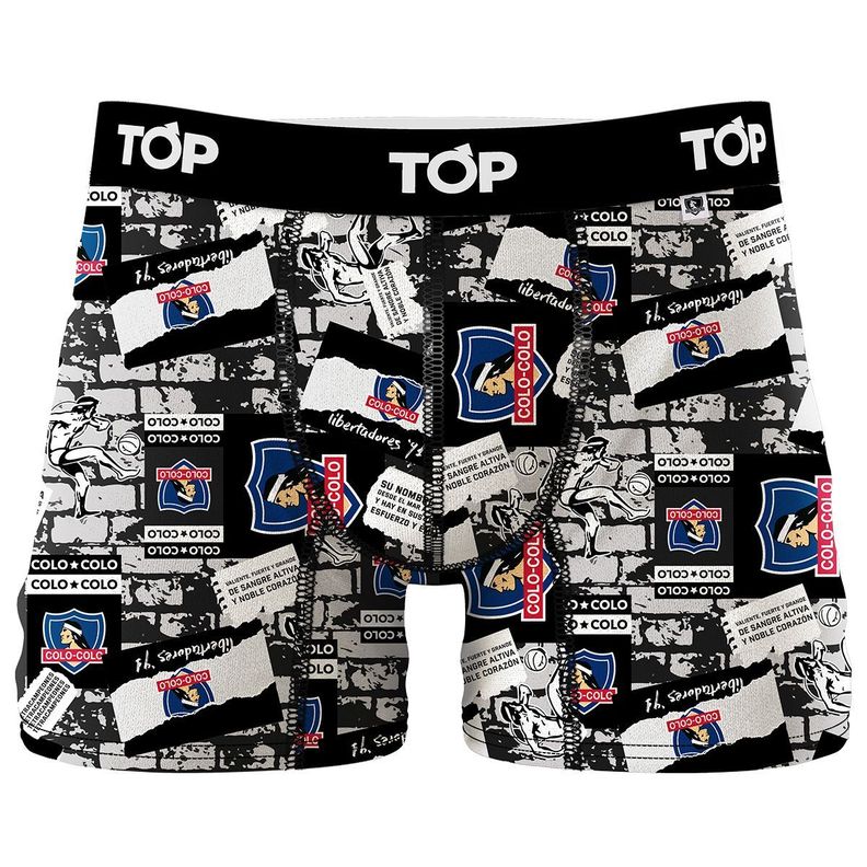 Bóxer Medio Microfibra Colo Colo Pack C2 Top Top