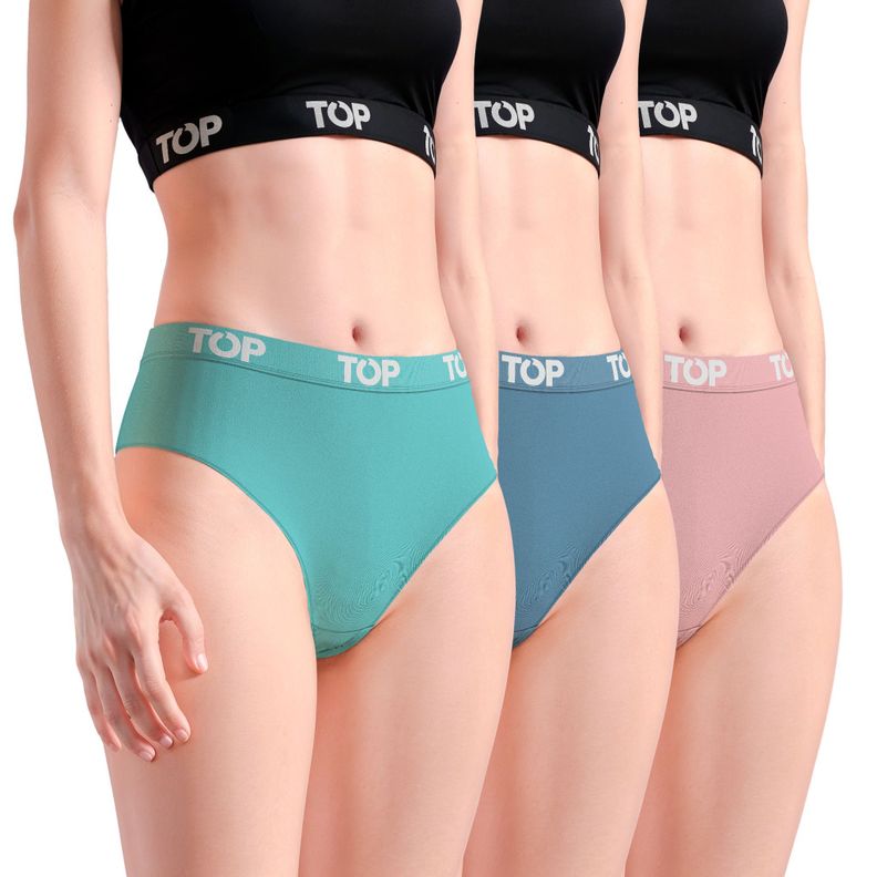 Calzón Hikini Algodón con Elástico Pack 3 C3 TOP-0