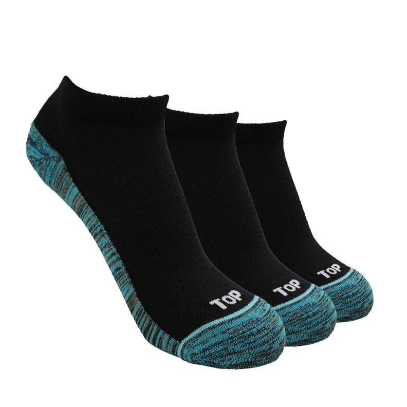Calcetín Mujer Deportivo Tobillero Fibra de Cobre Pack 3 C1 TOP-0
