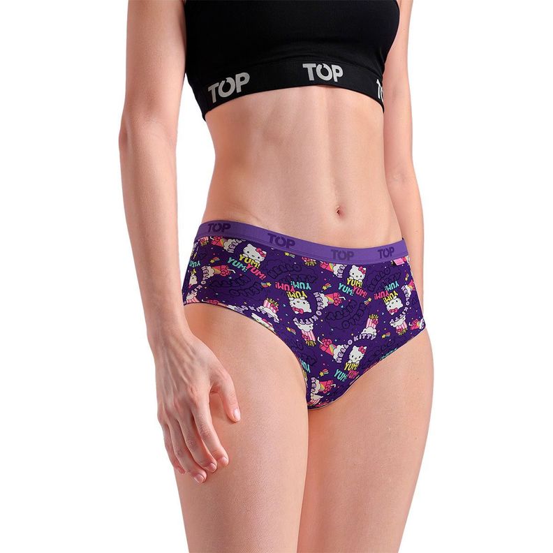 Calzón Pantaletas Algodón Con Elástico Pack 3 Hello Kitty C2 TOP-2