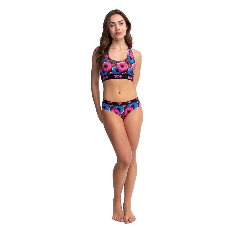 Peto Mujer Algodón Icónico - Fast Food C2 Top-1