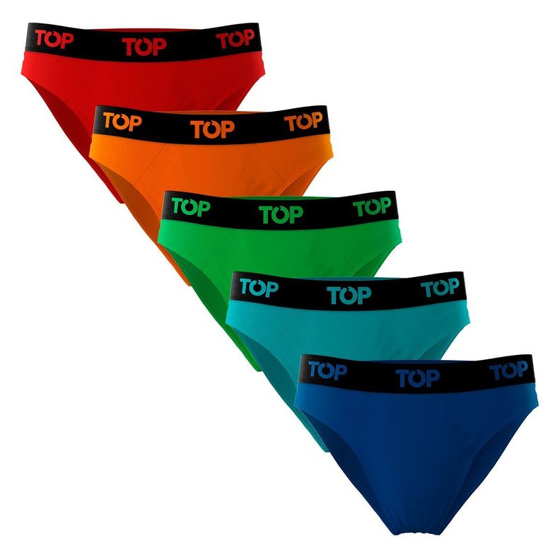 Slip Algodón Pack 5 C8 TOP-0