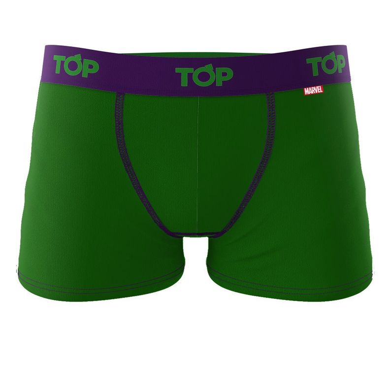 Bóxer Niño Algodón Marvel Pack 4 C9 Hulk Top-4