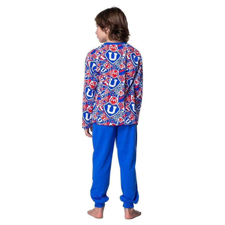 Pijama Largo Niño Invierno Algodón Universidad de Chile TOP-1