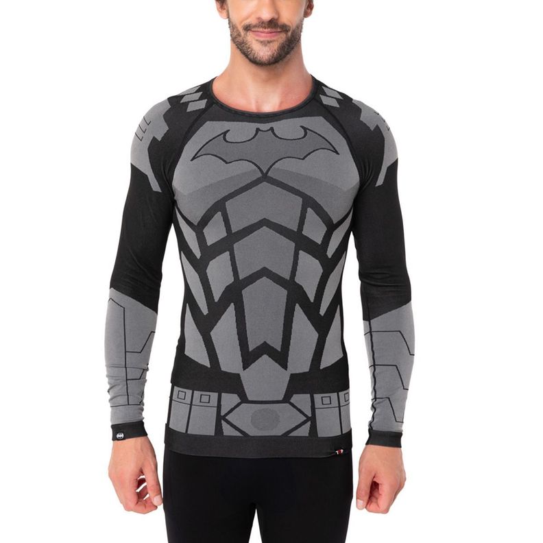 Camiseta Deportiva Batman Primera Capa Microfibra Top-0