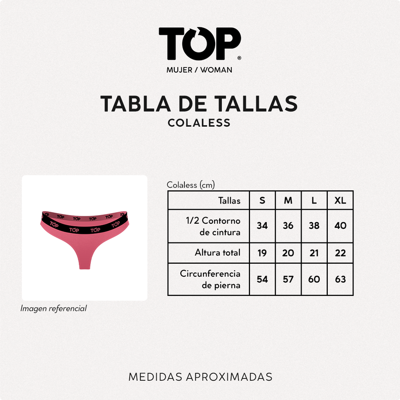Colaless Algodón con Elástico Pack 5 Top-7