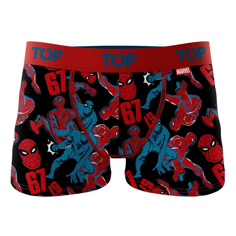 Bóxer Niño Algodón Marvel Pack 4 C16 Spider-Man TOP-1