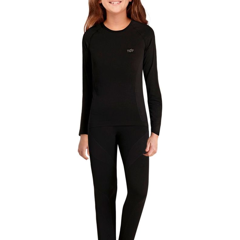 Calza Deportiva Primera Capa Microfibra Niña Top-0