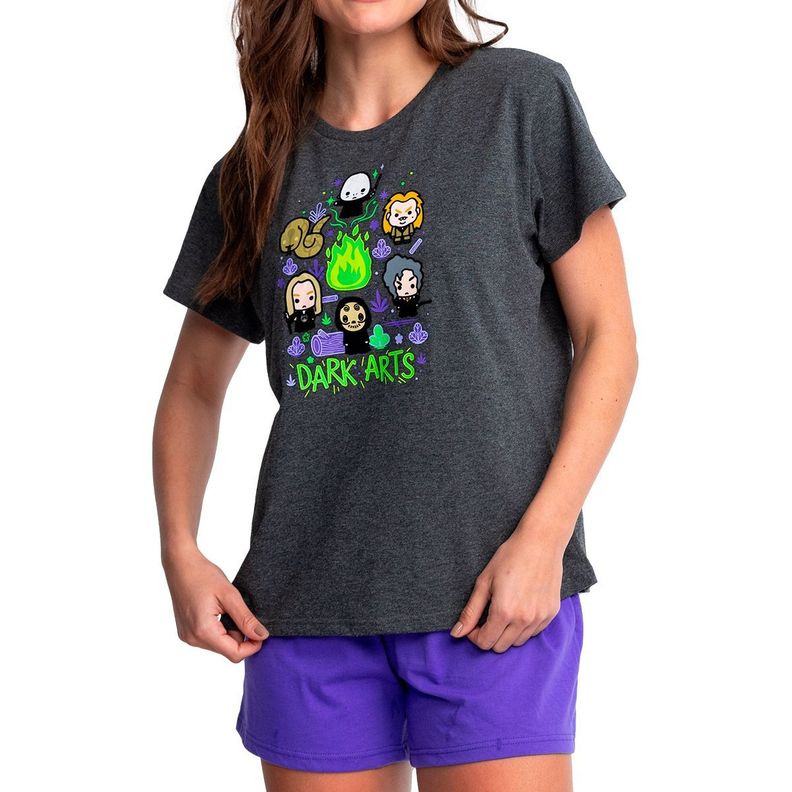 Pijama Mujer Verano Algodón Harry Potter C3 Top-2