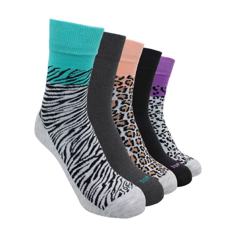 Calcetines Mujer Largos Pack 5 C7 TOP-0