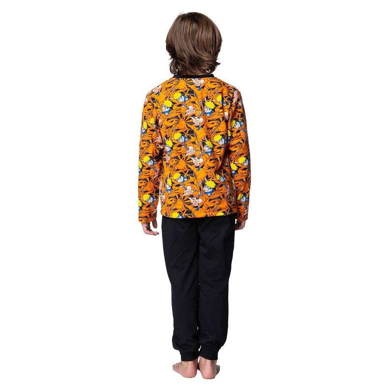 Pijama Largo Niño Invierno Algodón Naruto C1 TOP-2