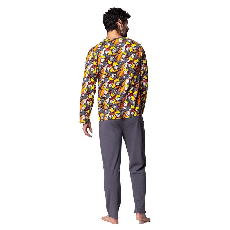Pijama Hombre Invierno Algodón Naruto C1-1