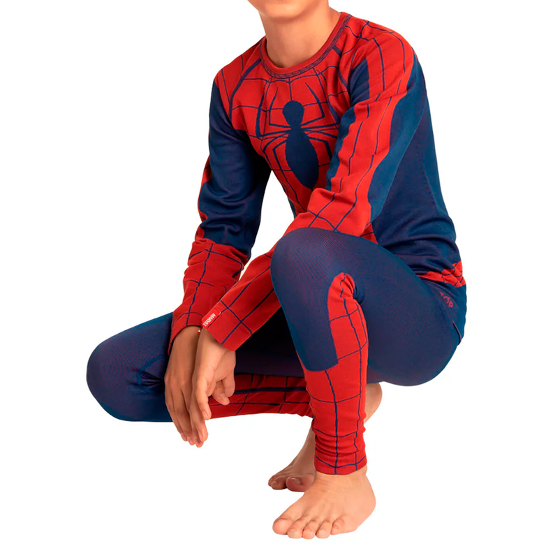 Calza Deportiva Niño Primera Capa Microfibra SPIDER MAN-2