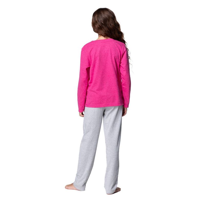 Pijama Largo Niña ROSA Algodón Invierno C1 TOP-1