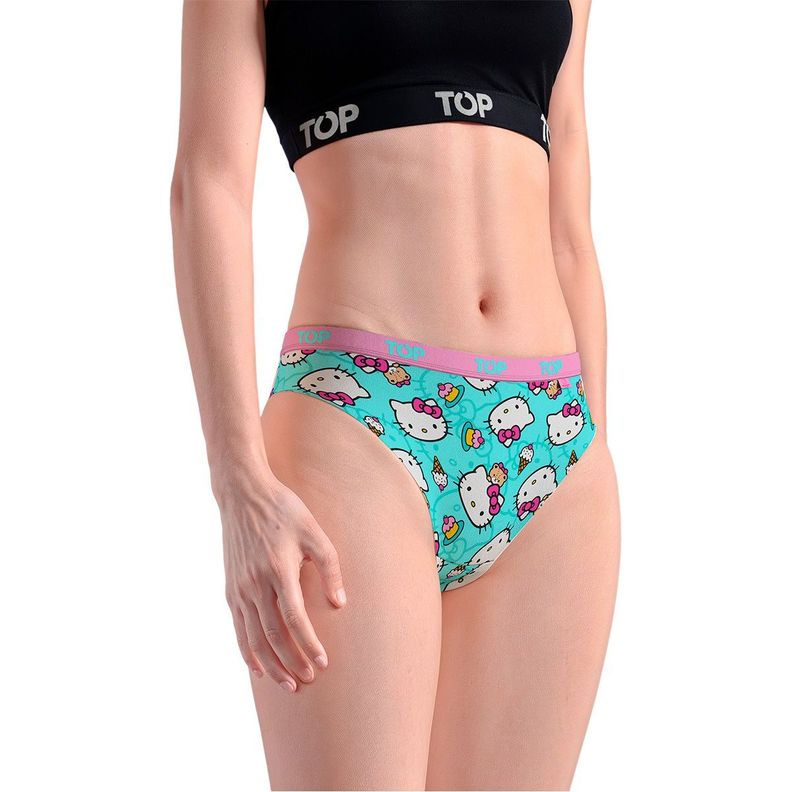 Calzón Bikini Algodón Pack 3 Hello Kitty C1 TOP-1