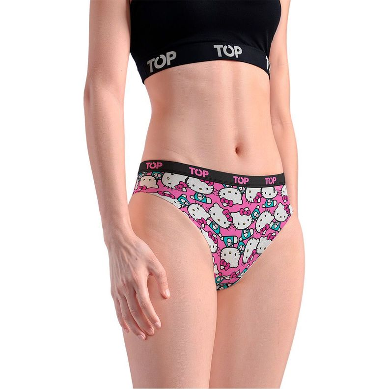 Calzón Bikini Algodón Pack 3 Hello Kitty C1 TOP-3