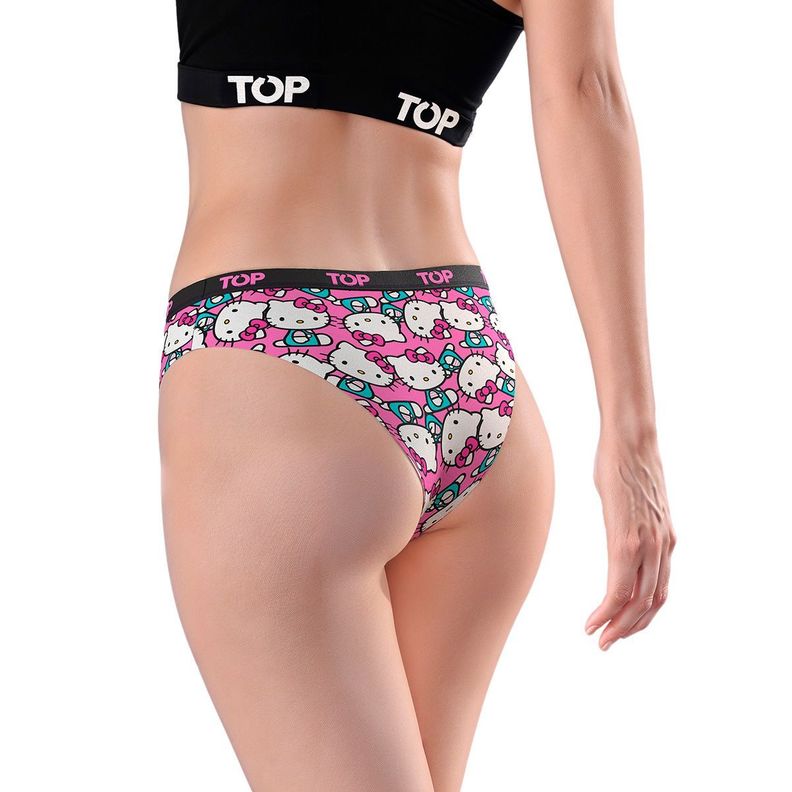 Calzón Bikini Algodón Pack 3 Hello Kitty C1 TOP-4