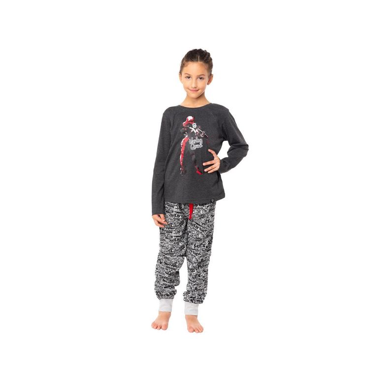 Pijama Niña Largo Algodón Invierno DC C1 Top-0